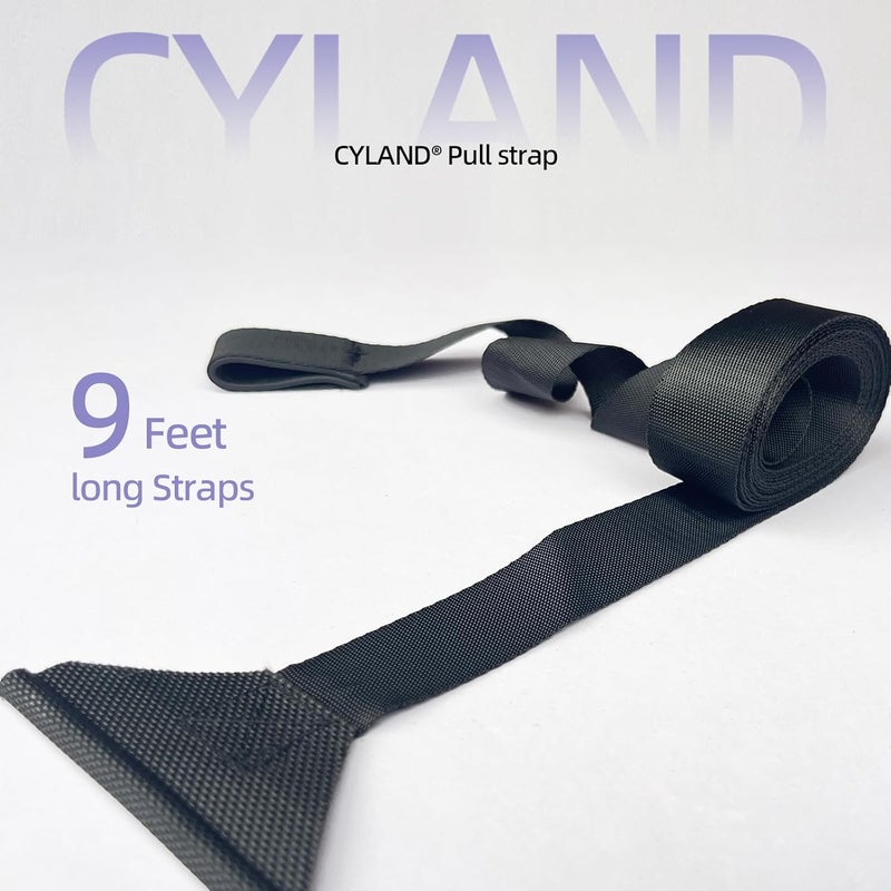 CYLAND RV Awning Accessories Pull Straps, 108inches Upgraded RV Camper Parts Fits for RV Travel Trailer,Universal Patio Awning Pull Straps (1pc) Black - Image 5